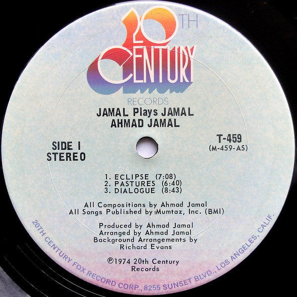 Ahmad Jamal : Jamal Plays Jamal (LP, Album, Pit)