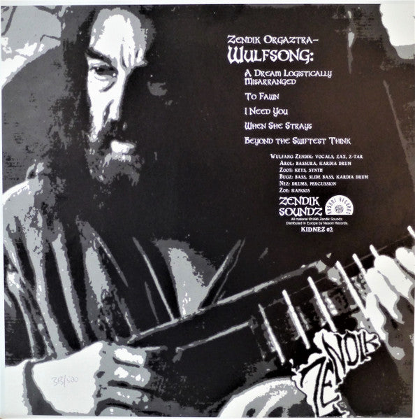 Zendik Orgaztra : Wulfsong (LP, Album, Ltd, Num)
