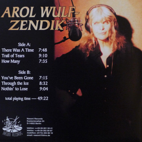 Arol Wulf-Zendik : You've Been Gone (LP, Album, Ltd, Blu)