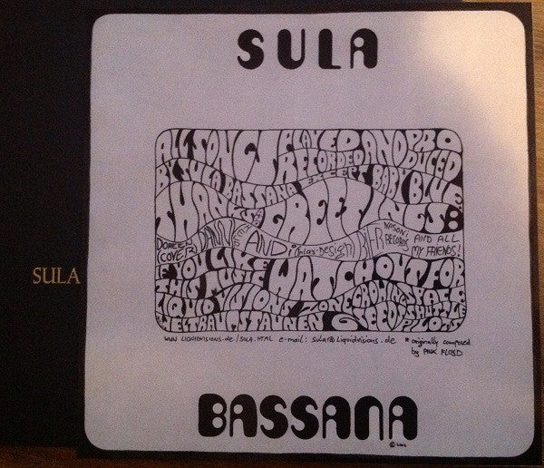 Sula Bassana : Dreamer (LP, Album, Ltd)
