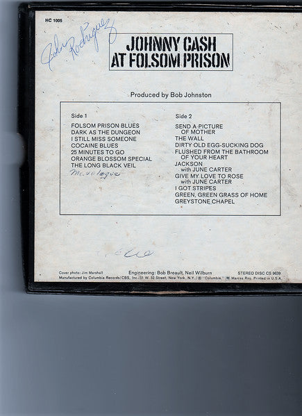 Johnny Cash : At Folsom Prison (Reel, 4tr Stereo)
