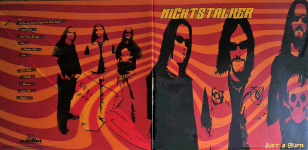 Nightstalker (2) : Just A Burn (LP, Album, Ltd, Ora)