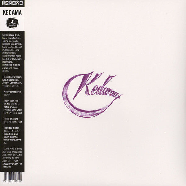 Kedama : Live At Sunrise Studios (LP, Album, Num, RE, RM)