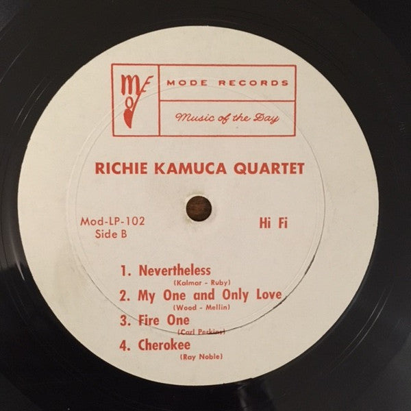 The Richie Kamuca Quartet : Richie Kamuca Quartet (LP, Mono)