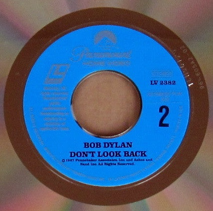 Bob Dylan : Dont Look Back (Laserdisc, 12")