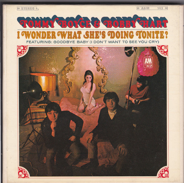 Tommy Boyce & Bobby Hart* : I Wonder What She's Doing Tonite? (Reel, 4tr Stereo, Album)