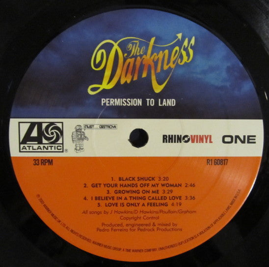 The Darkness : Permission To Land (LP, Album, Gat)