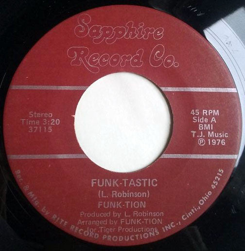 Funk-Tion : Funk-Tastic / Can't Seem To Find (A Smiling Face) (7", Single)