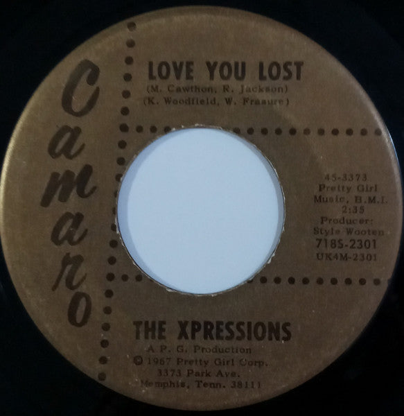 The Xpressions : Good Times/ Love You Lost (7", Single)