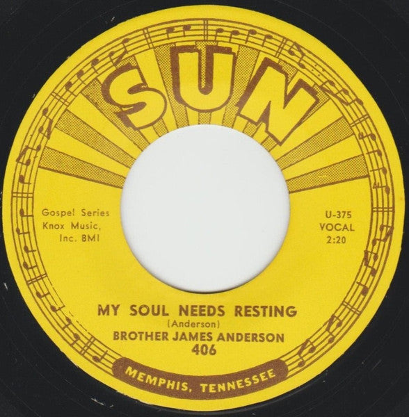 Brother James Anderson : I'm Gonna Move In The Room With The Lord (7", Single)