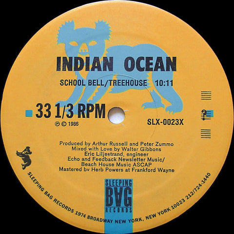 Indian Ocean : School Bell / Treehouse (12")
