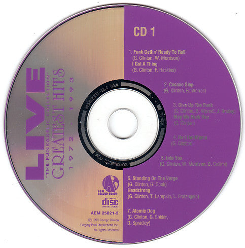 Parliament - Funkadelic, George Clinton & P-Funk All Stars : Live Greatest Hits 1972-1993 (4xCD, Comp, Ltd)