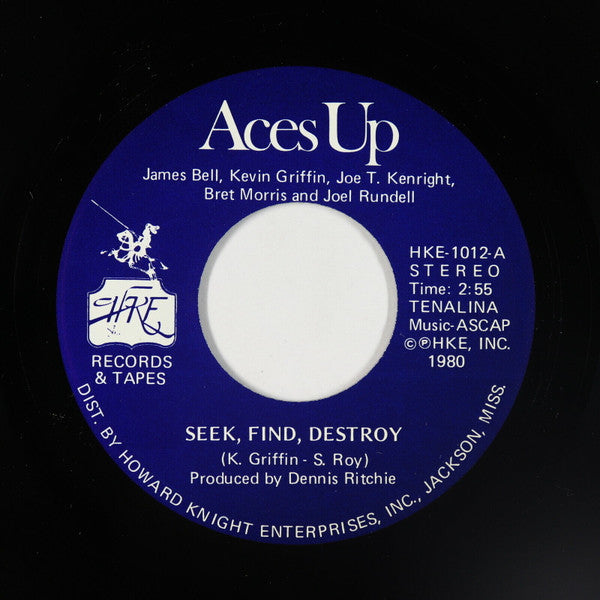 Aces Up : Seek, Find, Destroy / Cold Gin (7", Single)