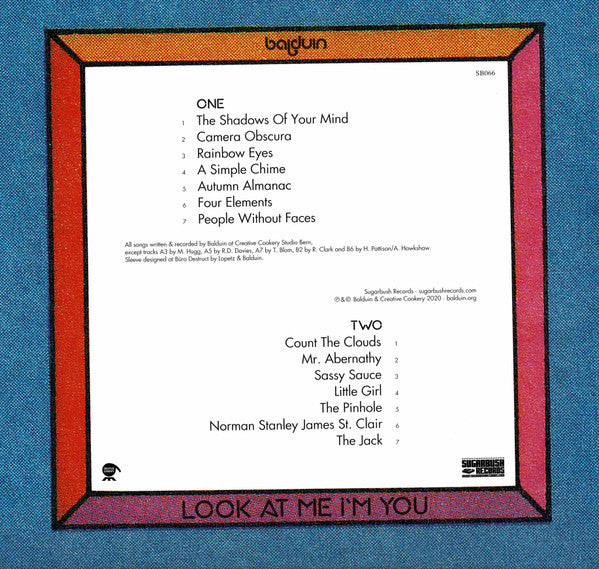 Balduin : Look At Me I'm You (LP, Album, Ltd, 140)