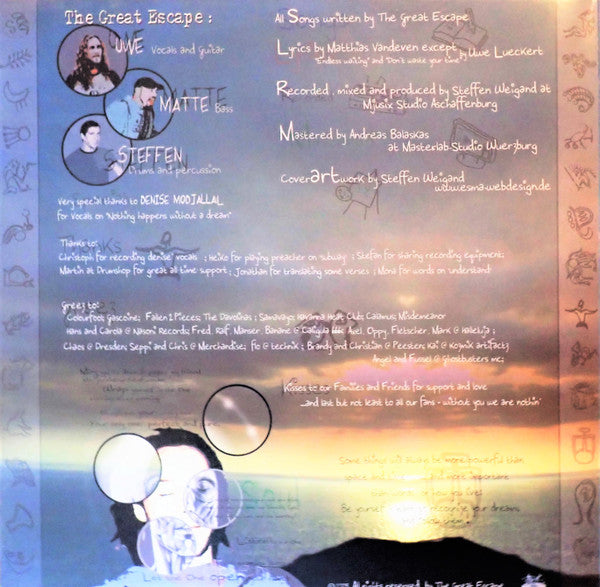 The Great Escape : Nothing Happens Without A Dream (2xLP, Album, Ltd, Whi)