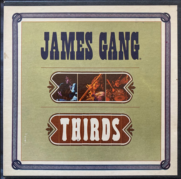 James Gang : Thirds (Reel, 4tr Stereo, 7" Reel, Album)