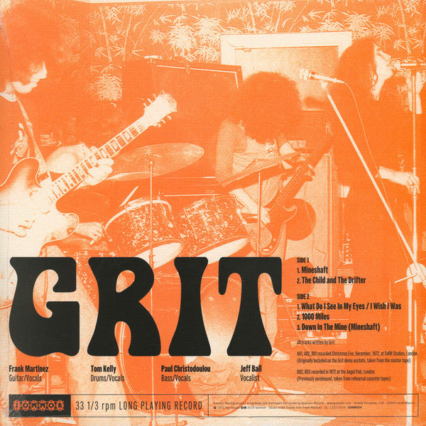 Grit (12) : Grit (LP, Album, RE, RM)