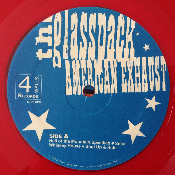 The Glasspack : American Exhaust (LP, Album, Ltd, Red)