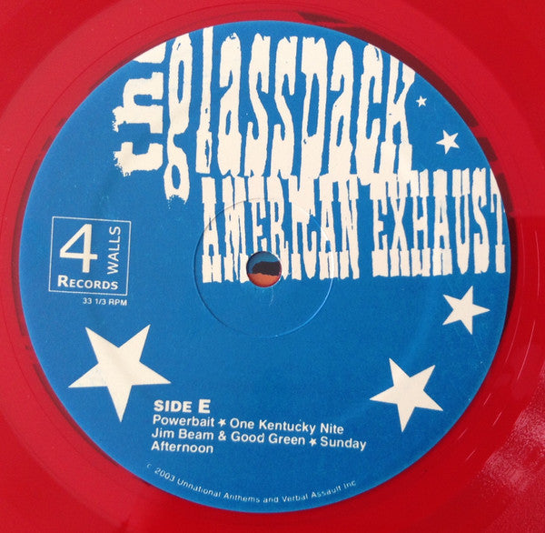 The Glasspack : American Exhaust (LP, Album, Ltd, Red)