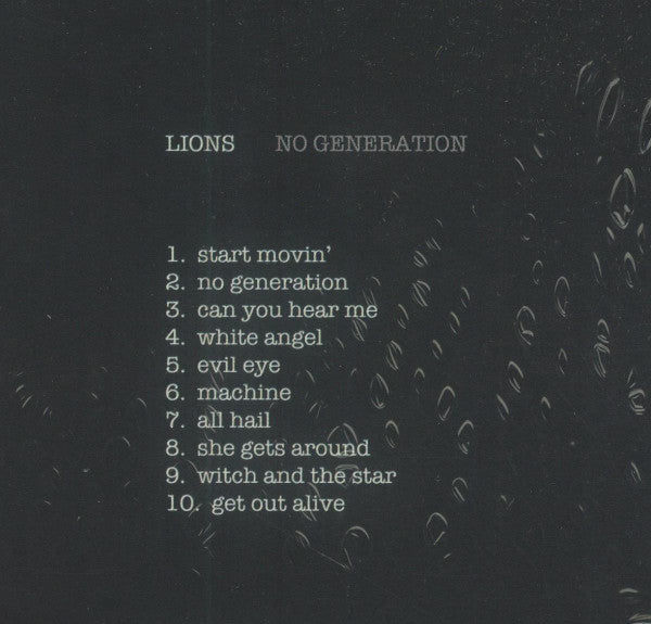 Lions : No Generation (LP, Album)