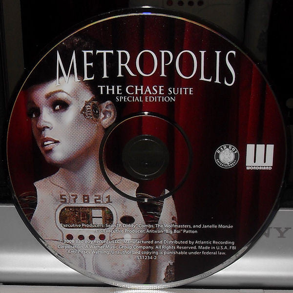 Janelle Monáe : Metropolis: The Chase Suite (12", EP, Ltd, Che + CD, EP, Bon + RE, S/Edition)