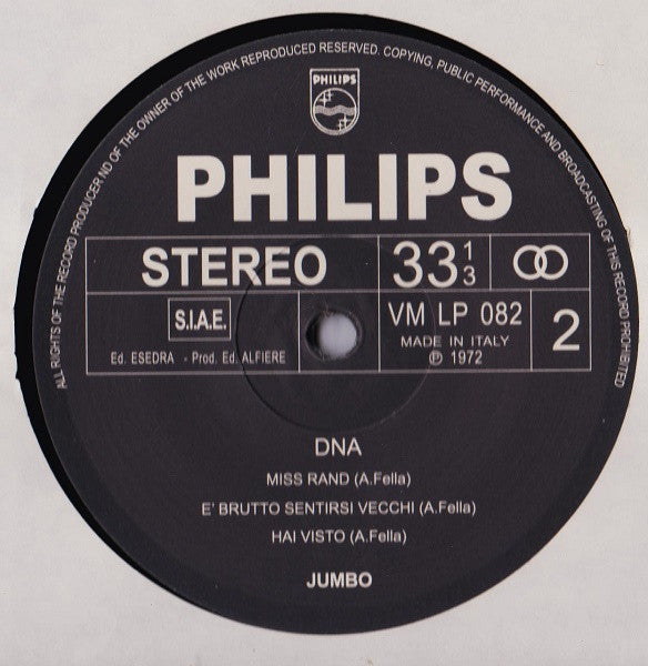 Jumbo (14) : DNA (LP, Album, RE, Gat)