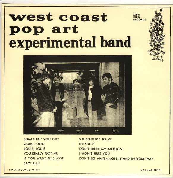 The West Coast Pop Art Experimental Band : Volume 1 (LP, Album, Ltd, RE)