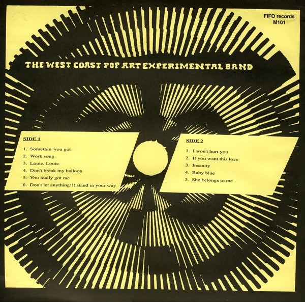 The West Coast Pop Art Experimental Band : Volume 1 (LP, Album, Ltd, RE)