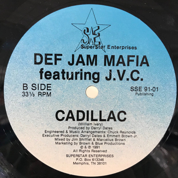 Def Jam Mafia featuring J.V.C. : Get With It b/w Cadillac (12")