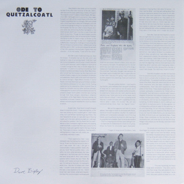 Dave Bixby : Ode To Quetzalcoatl (LP, Album, RE)