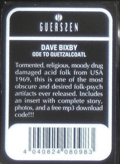 Dave Bixby : Ode To Quetzalcoatl (LP, Album, RE)