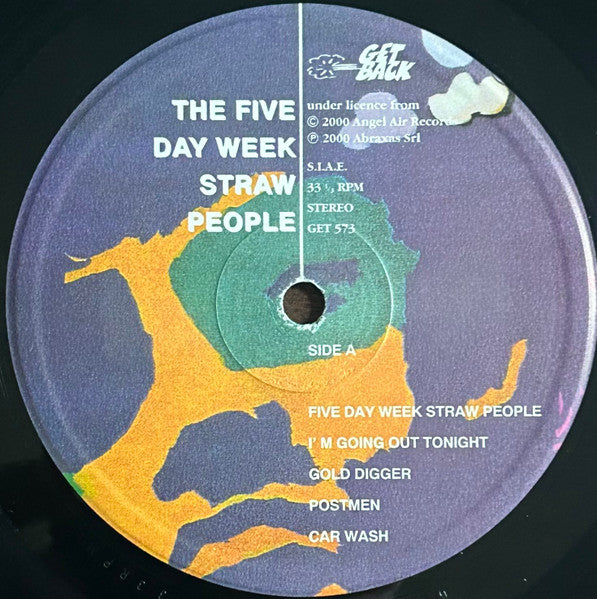 The Five Day Week Straw People : The Five Day Week Straw People (LP, Album, RE, Gat)