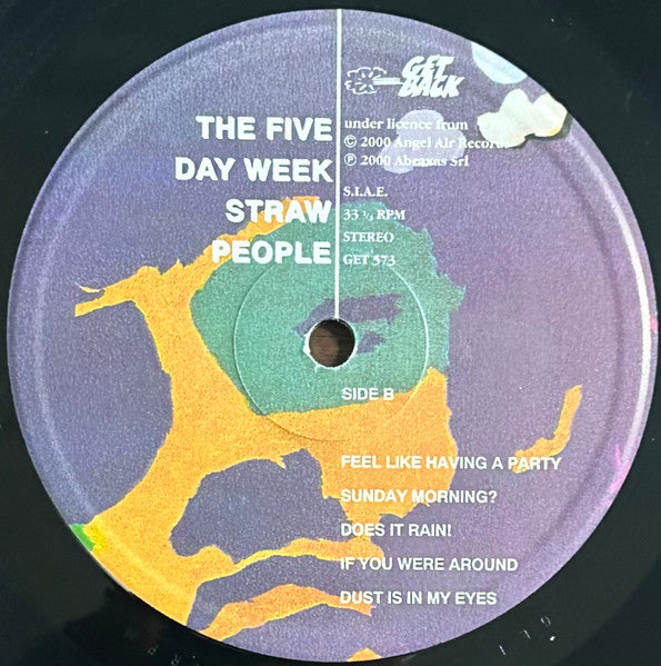 The Five Day Week Straw People : The Five Day Week Straw People (LP, Album, RE, Gat)