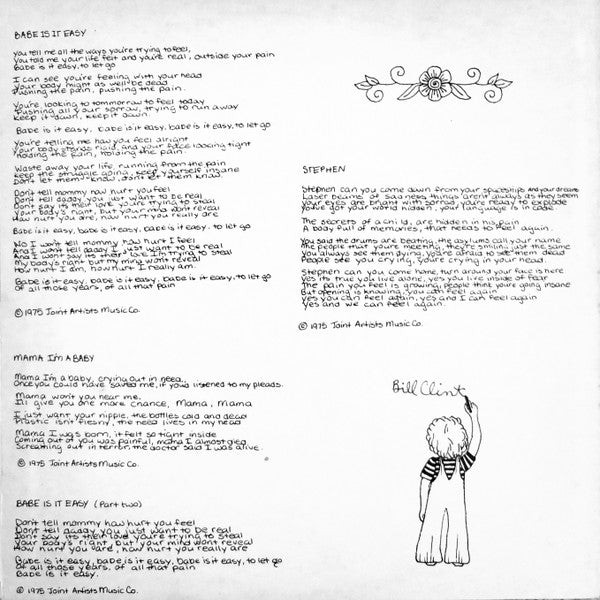 Bill Clint : The Crying Of A Generation (LP, Album, Gat)