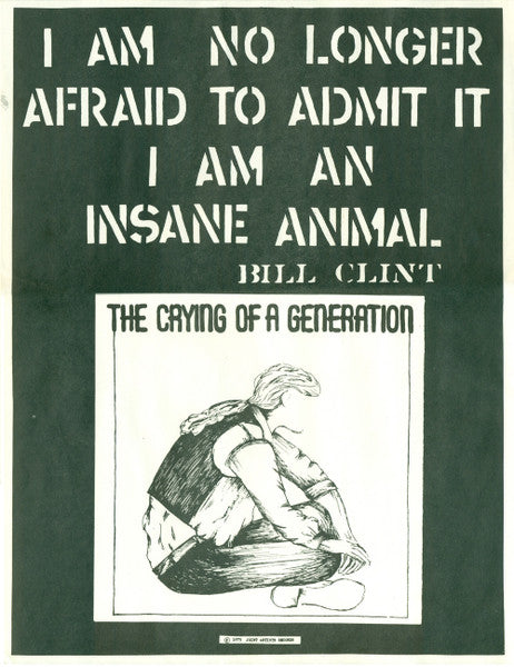 Bill Clint : The Crying Of A Generation (LP, Album, Gat)