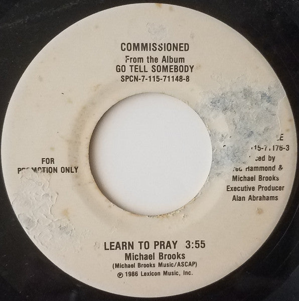 Commissioned : Learn To Pray (7", Single, Promo)
