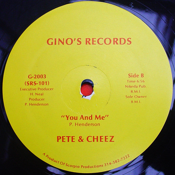 Pete & Cheez : So Smooth (12")