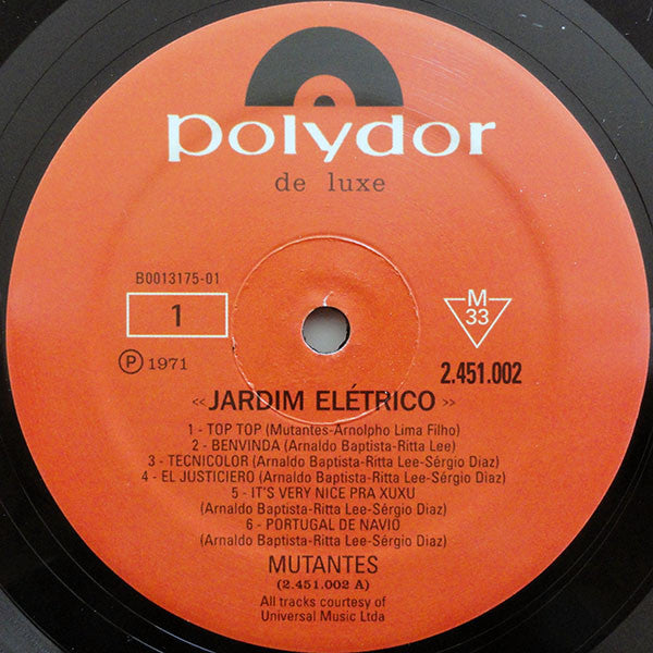 Mutantes* : Jardim Elétrico (LP, Album, Ltd, RE, 180)