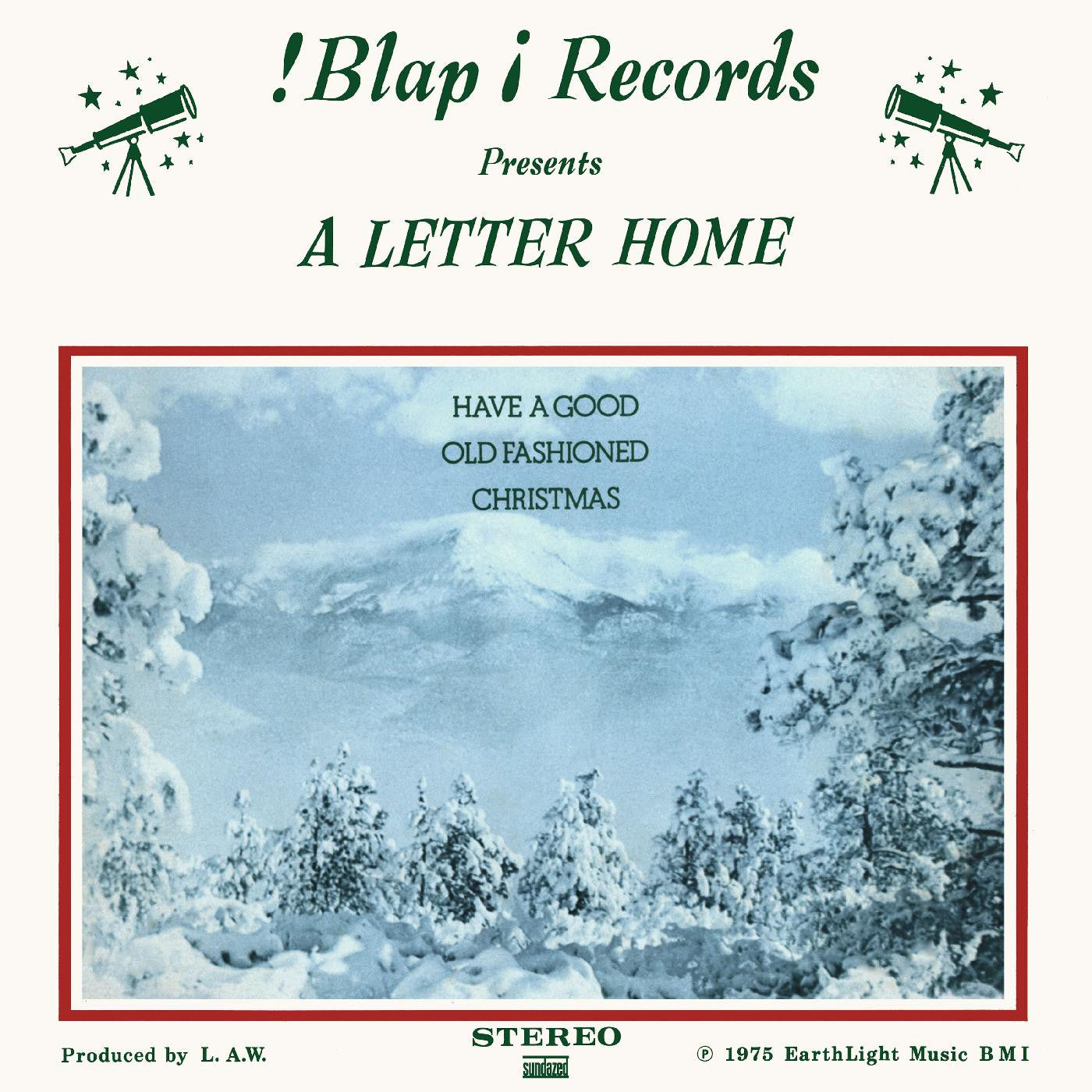 Blap! Records Presents A Letter Home / Have A Good Old Fashioned Christmas LP