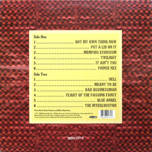 Squirrel Nut Zippers : Hot (LP, Album)