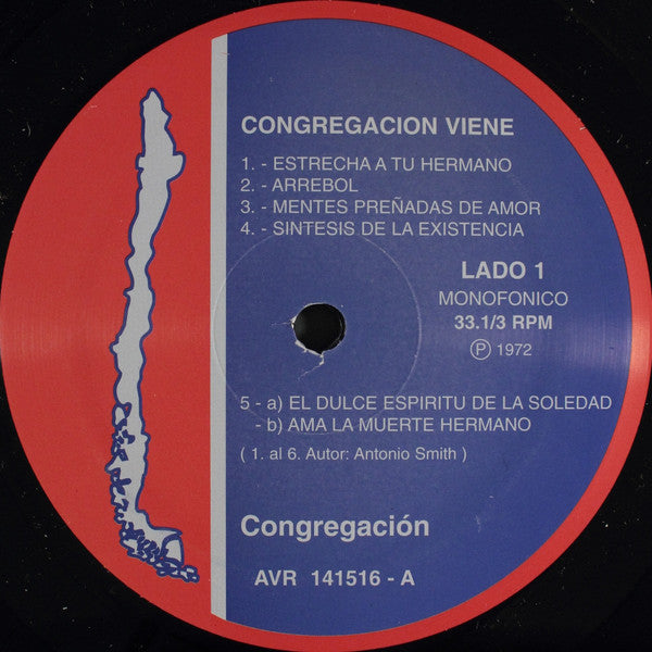 Congregacion : Congregacion Viene... (LP, Album, Mono, RE)