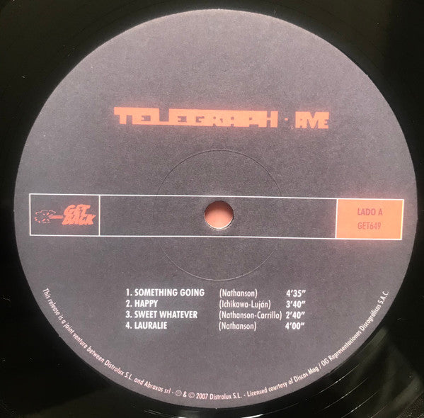 Telegraph Avenue : Telegraph Avenue (LP, Album, RE, Gat)