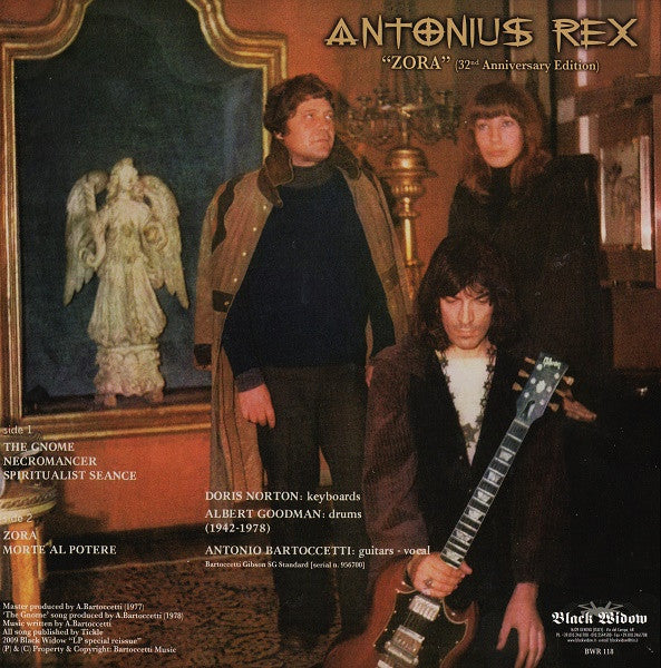 Antonius Rex : "Zora - 32ⁿᵈ Anniversary Edition" (LP, Album, RE)
