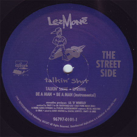 Lez Moné : Talkin' Shit / Sprung / Be A Man (12")
