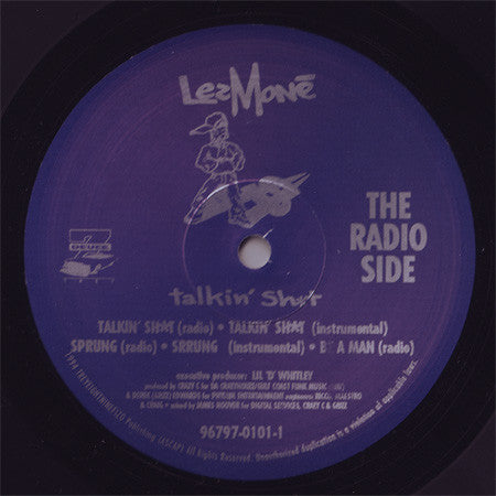 Lez Moné : Talkin' Shit / Sprung / Be A Man (12")