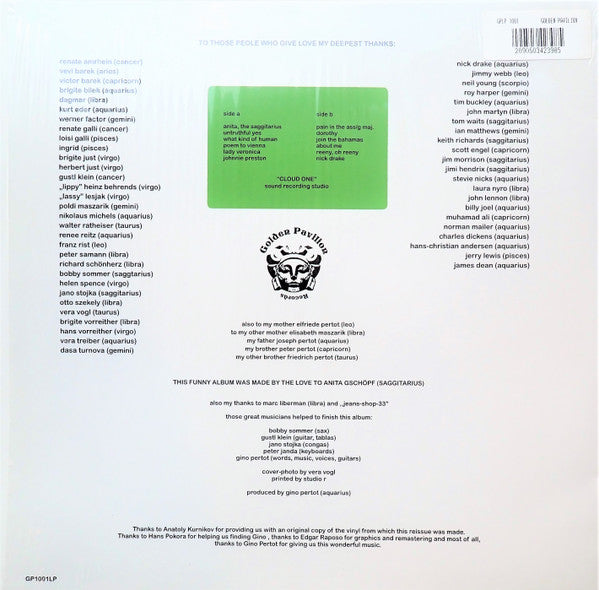 Gino Pertot : Jew Nails (LP, Album, Ltd, RE)