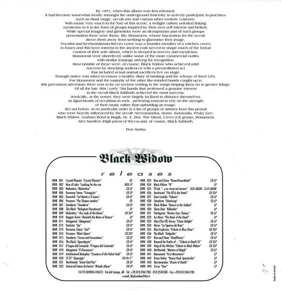 Monument (5) : The First Monument (LP, Album, Ltd, RE)