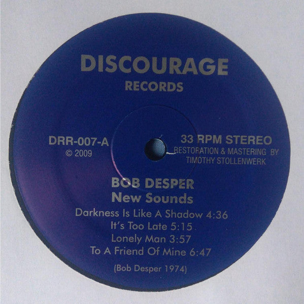 Bob Desper : New Sounds (LP, Album, RE + 7", Single, RE)