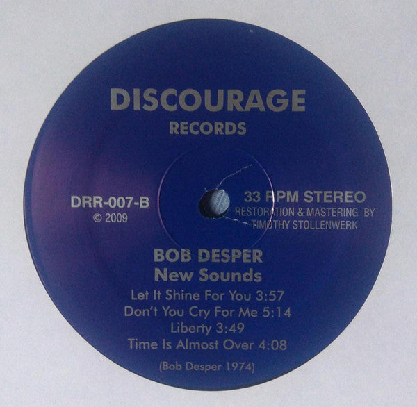 Bob Desper : New Sounds (LP, Album, RE + 7", Single, RE)