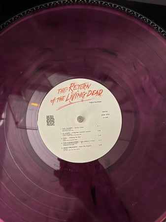 Various : The Return Of The Living Dead (Original Soundtrack) (LP, Ltd, RE, Pur)